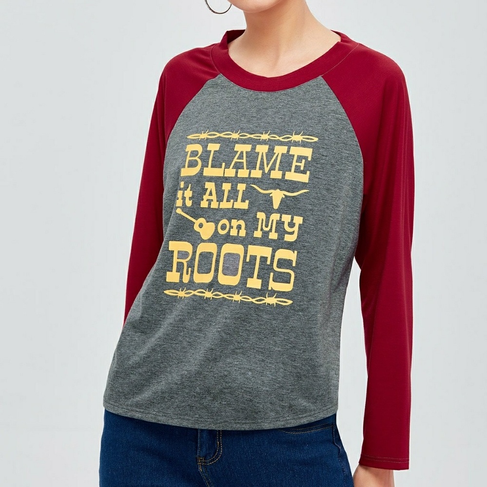 "Blame it All on my Roots" Graphic Tee